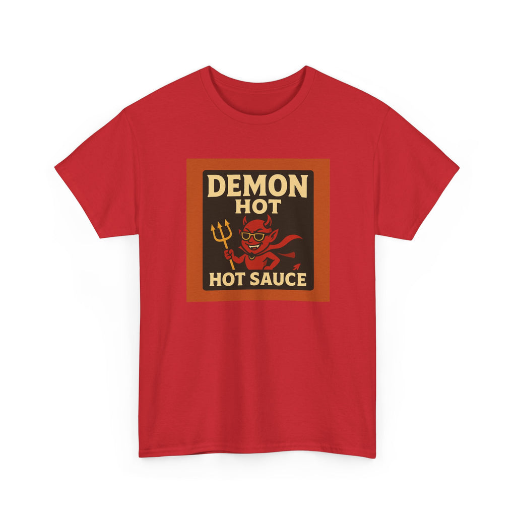 Demon Hot Sauce Unisex Heavy Cotton Tee