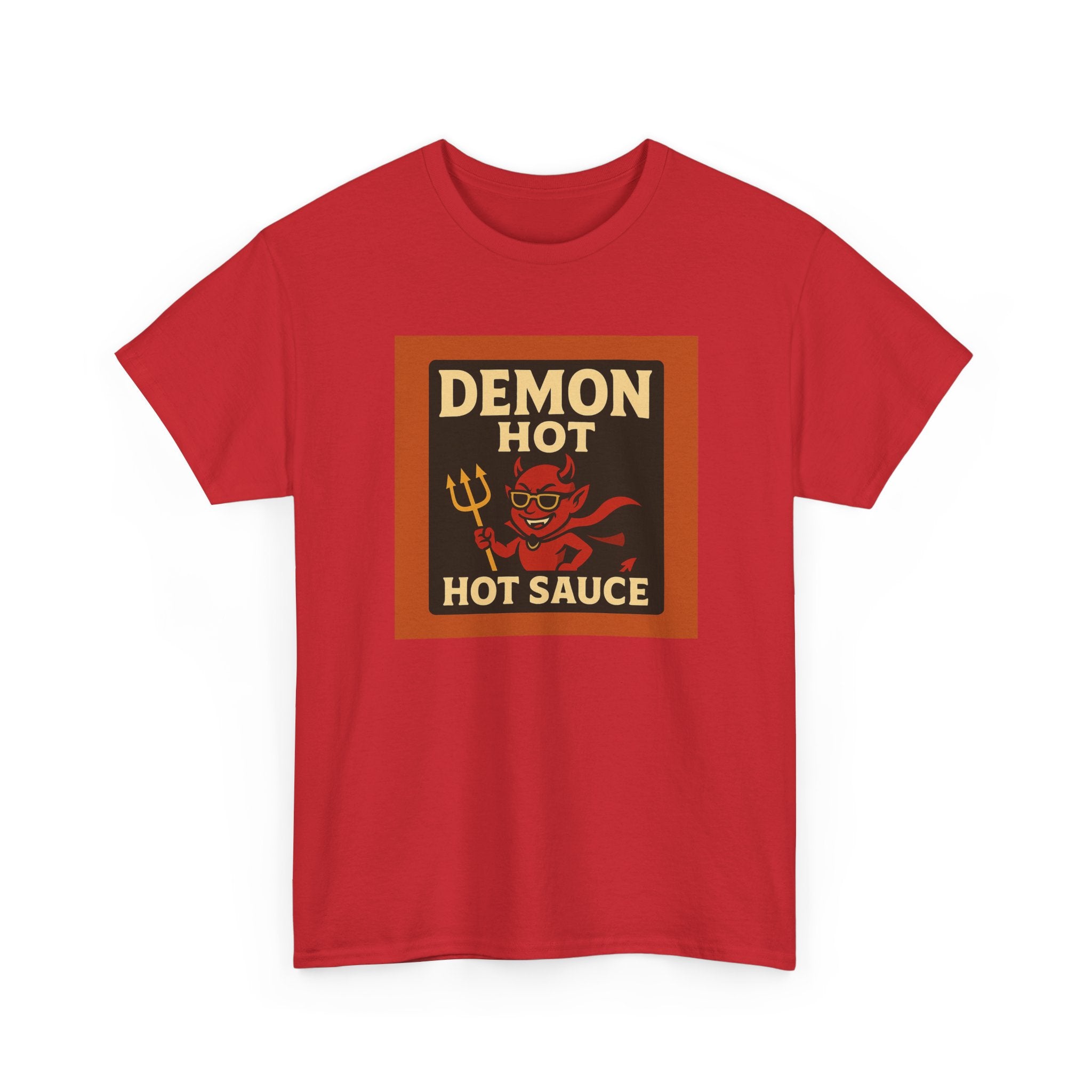 Demon Hot Sauce Unisex Heavy Cotton Tee