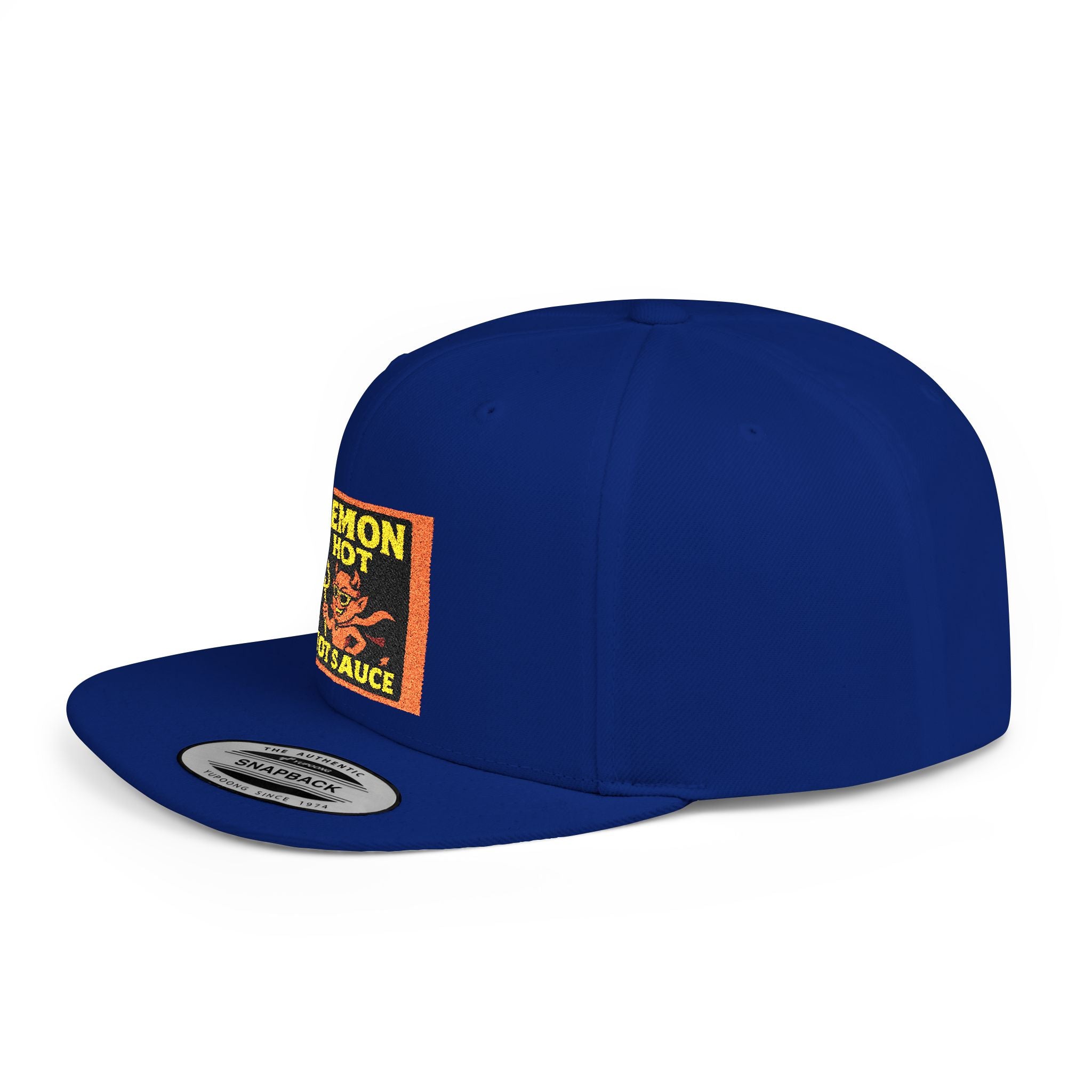 Demon Hot Sauce Flat Bill Snapback Cap