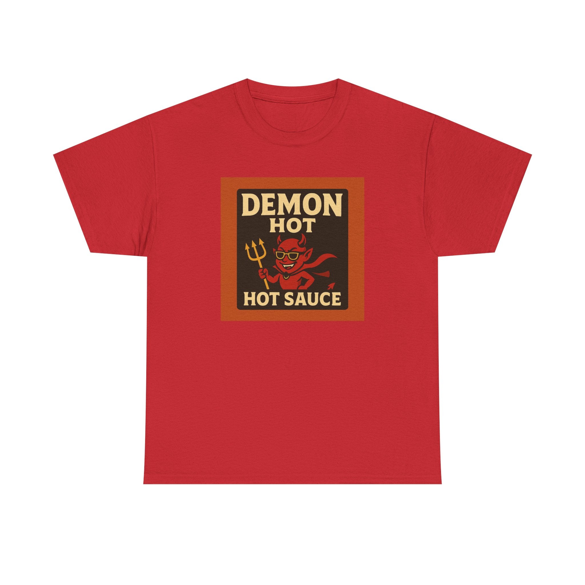 Demon Hot Sauce Unisex Heavy Cotton Tee