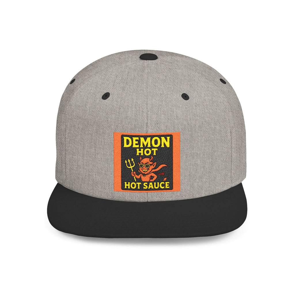 Demon Hot Sauce Flat Bill Snapback Cap