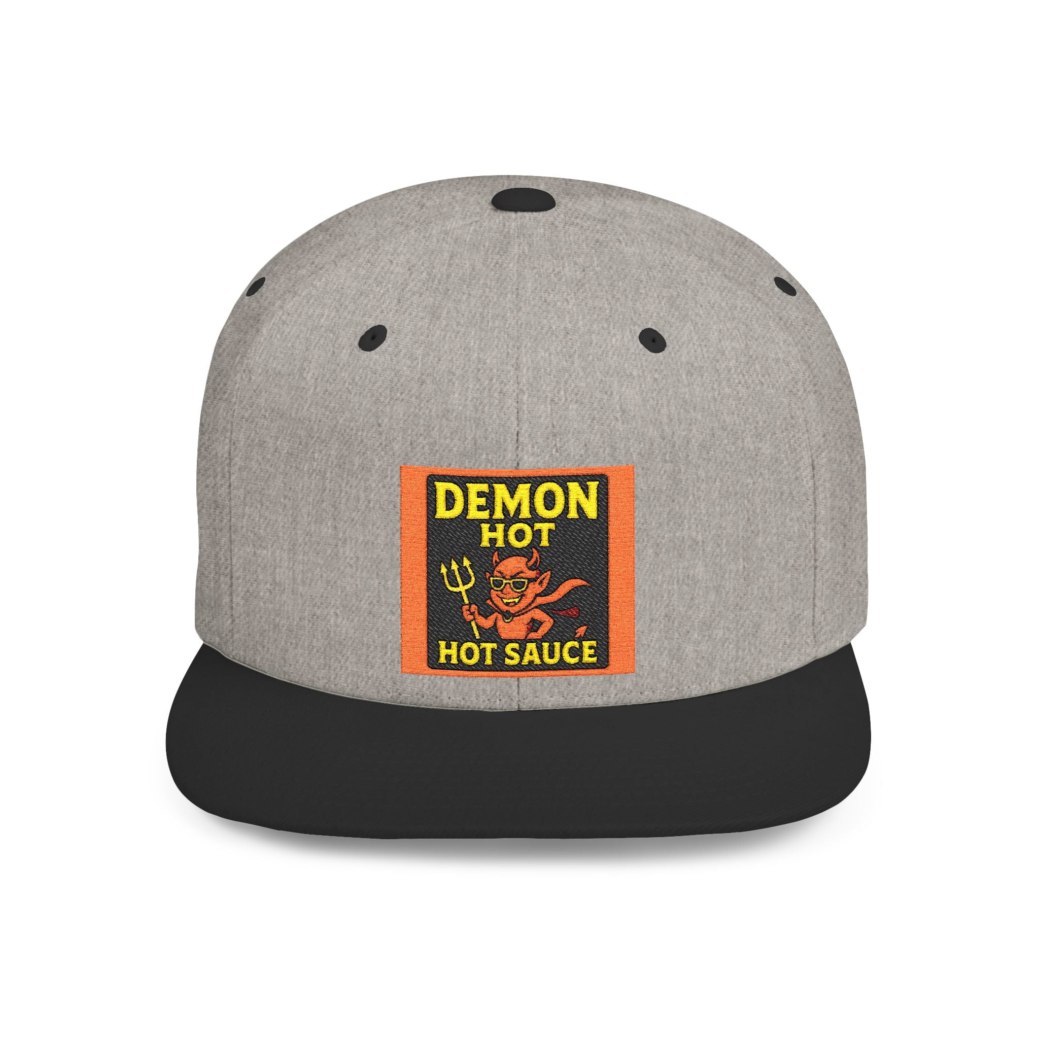 Demon Hot Sauce Flat Bill Snapback Cap